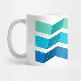 Geometric stripes Mug